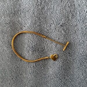 Pandora Gold Heart Toggle Bracelet